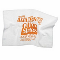 Velour White Fan Spirit Sport Rally Towel (11"x18")